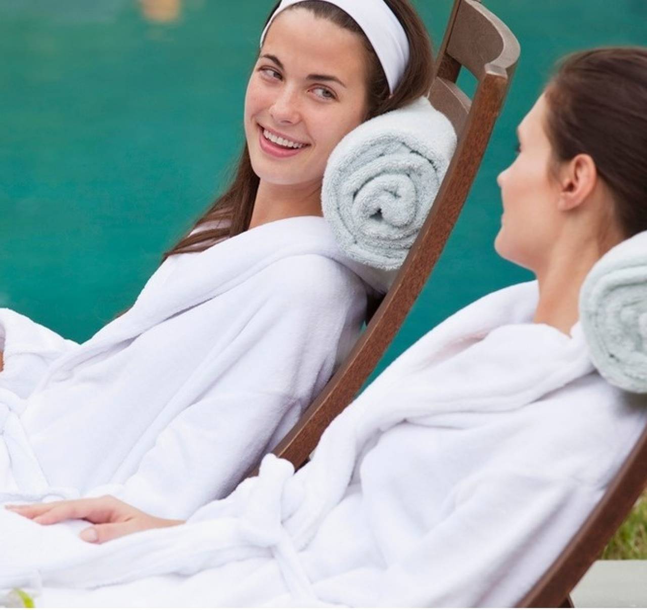 Mama z córką w SPA